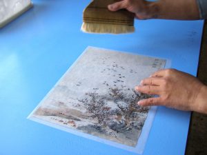 中国製掛軸 表装 仕立替