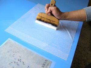 中国製掛軸 表装 仕立替