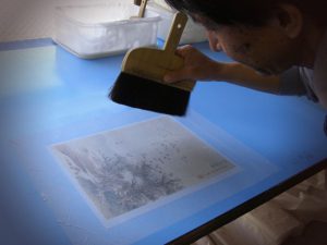 中国製掛軸 表装 仕立替