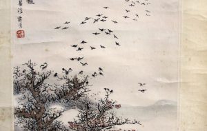 中国製掛軸 表装 仕立替