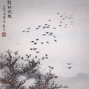 中国製掛軸 表装 仕立替