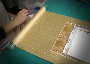 真の行 真表装 仏表装 掛軸