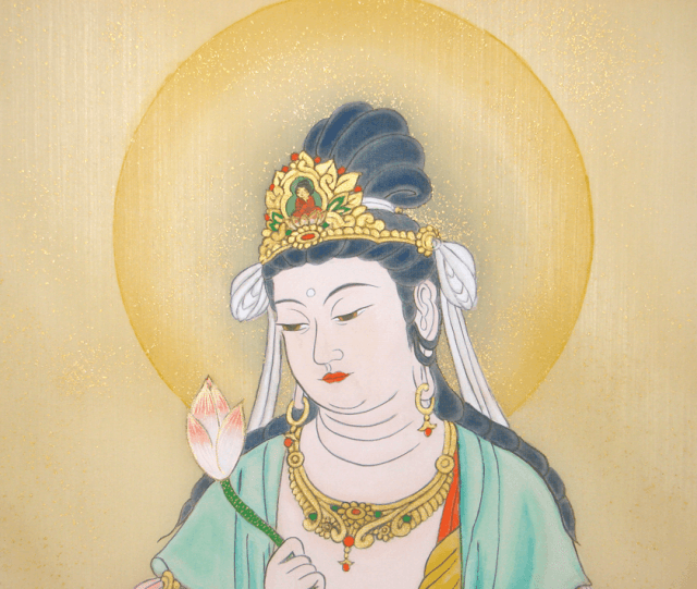 仏画　観音　掛軸　表装　明石市