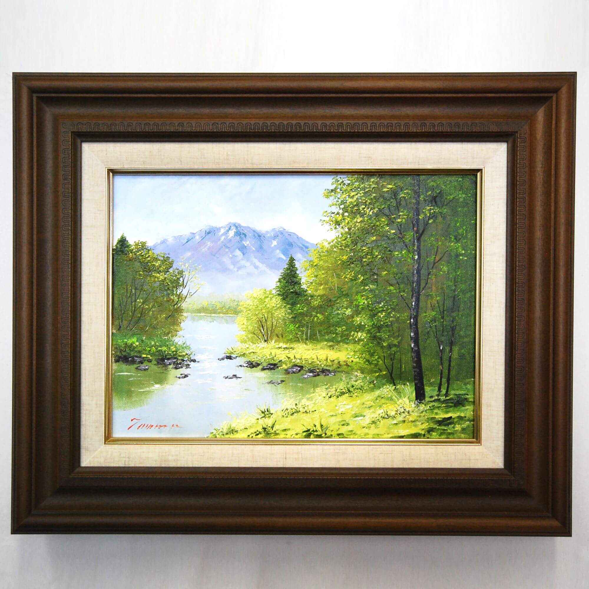 油絵: 田村清輝・南木曽 / 神戸の 絵画 販売店
