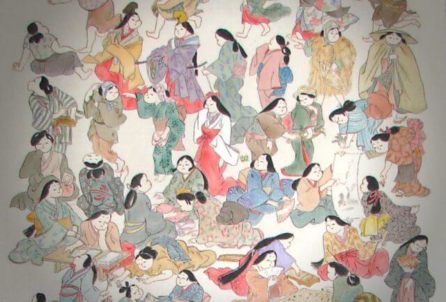 絵画教室　掛軸　表装　太子町