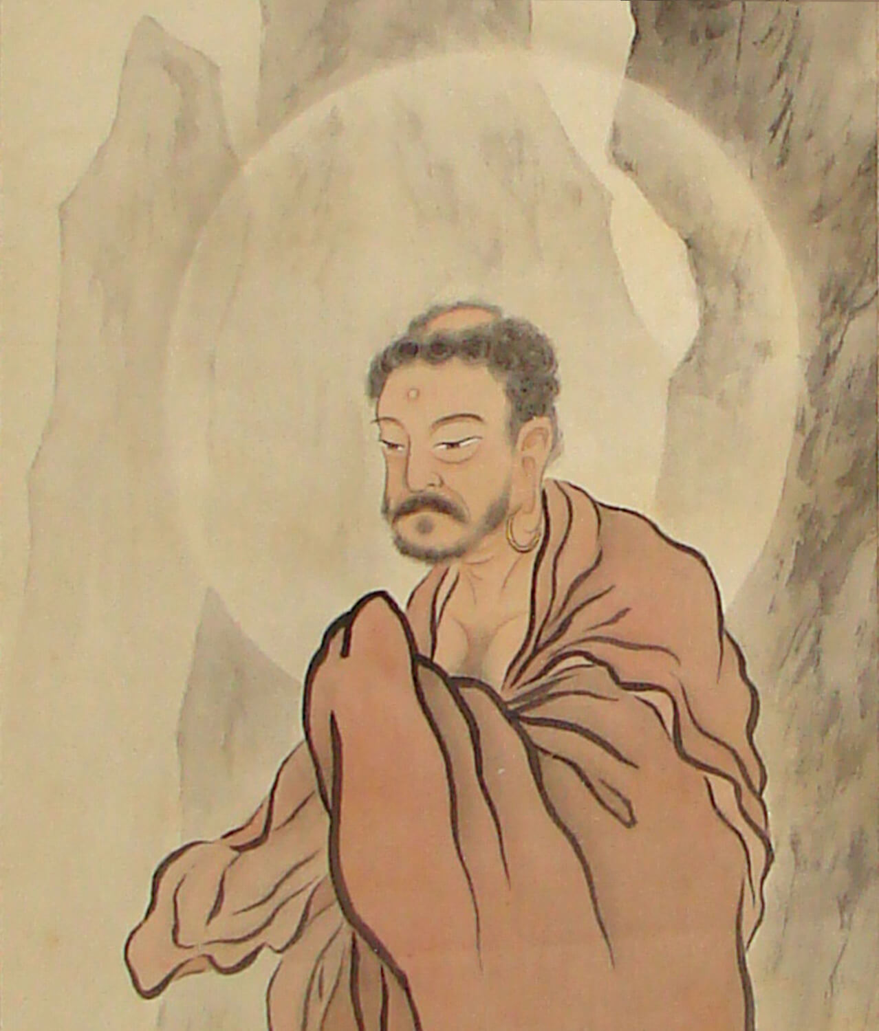 掛軸　大正池　西脇繁華 西脇繁華 達磨 | 掛軸(掛け軸)販売／表装ご依頼は掛軸いっぷく