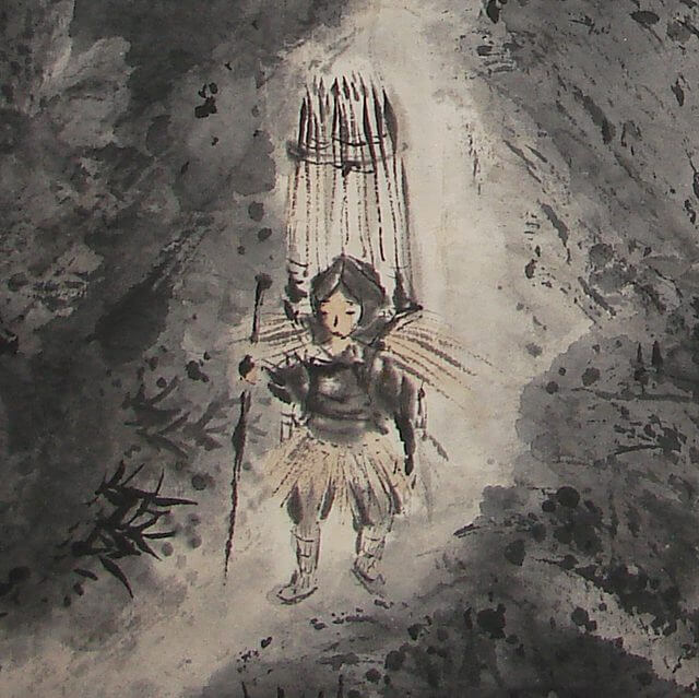 増田千代松 掛軸 淡路 〆直 修理 仕立替 表具