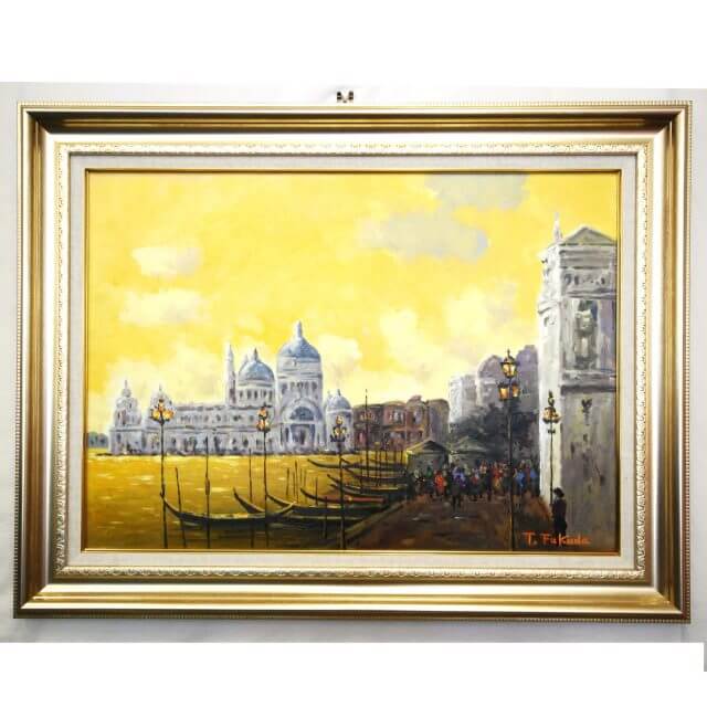 神戸 絵画 油絵 ベニス