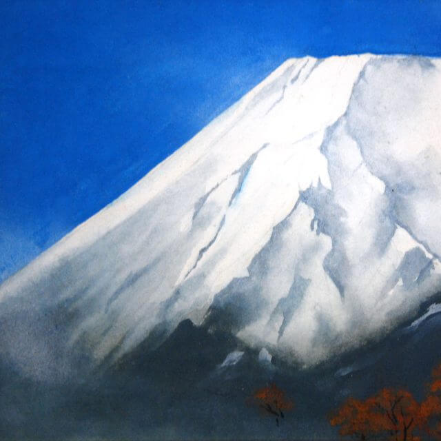 日本画　神戸　絵画　富士