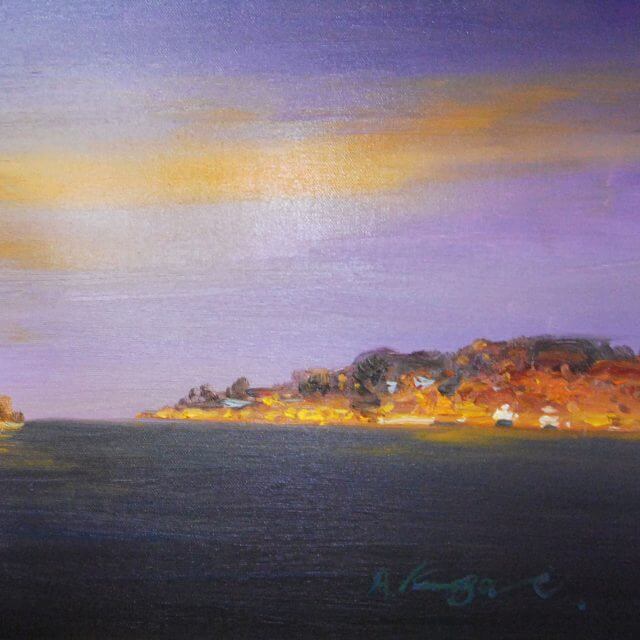 神戸　絵画　油絵　ギャラリー　アドリア海