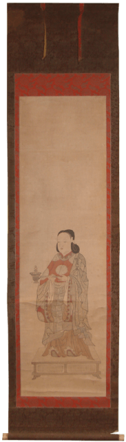 掛軸　相生市　聖徳太子　修理　表具　表装　仕立替　折れ