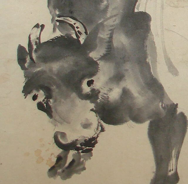 長安義信 恵比寿と布袋 掛軸