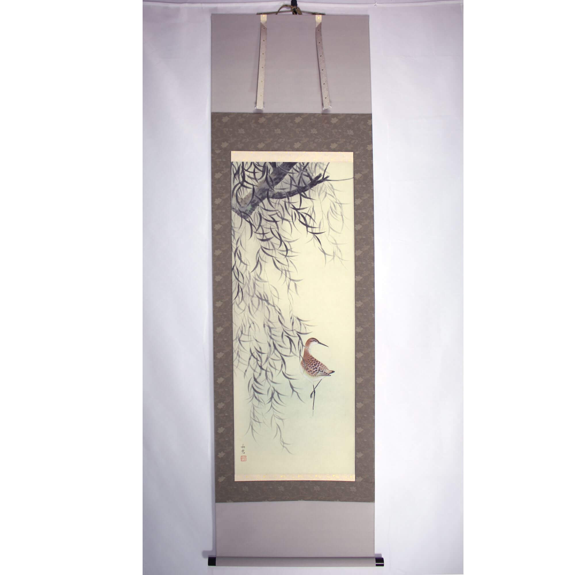 複製/庭野日敬/書/工芸/布袋屋掛軸HI-285 広い