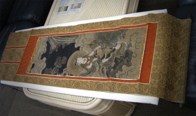 結納屋 掛軸 修理 表装