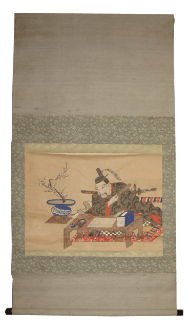 傷みの激しい掛軸の修理