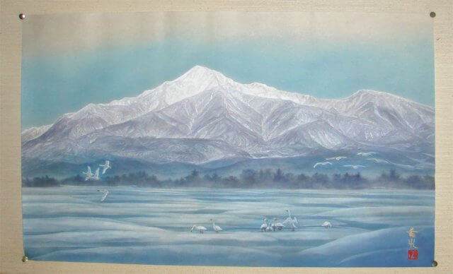 小林希光 掛軸 軸装