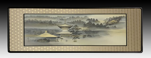 高野山 風景画 絵画 欄間 額