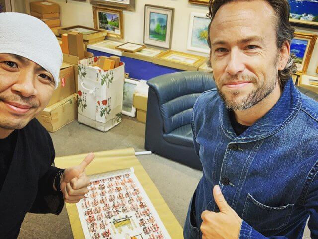 スイス 四国八十八ヶ所 掛軸 インバウンド