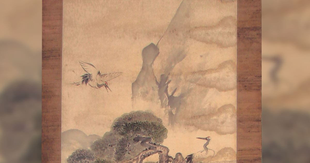 掛軸の雨染み洗浄、クリーニング | 香美町香住区 - 野村美術