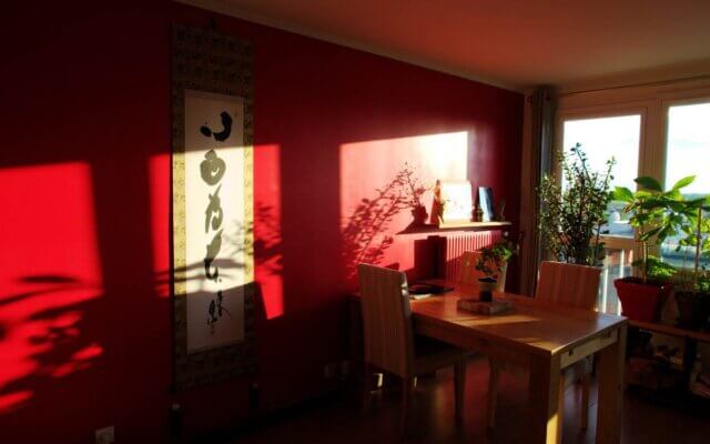 フランス　掛軸　高田良信