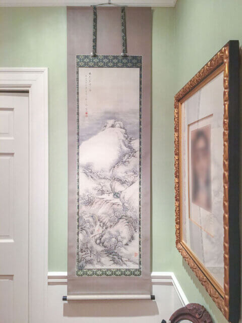 アメリカから傷んだ掛軸の修理依頼