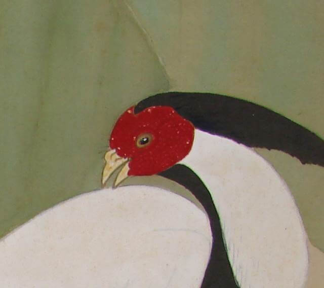 掛軸　シミ　シミ抜き　オーストラリア