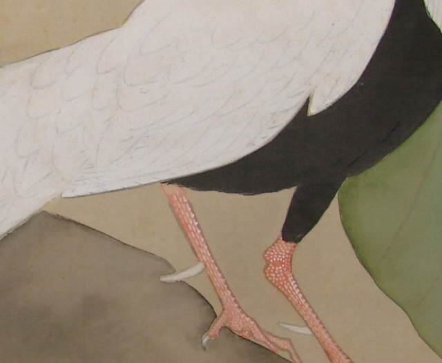 掛軸　シミ　シミ抜き　オーストラリア