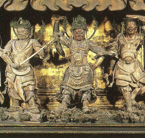 東寺金堂の薬師三尊像