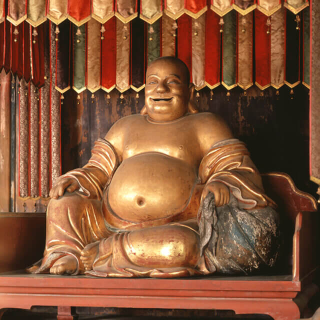 萬福寺の布袋像