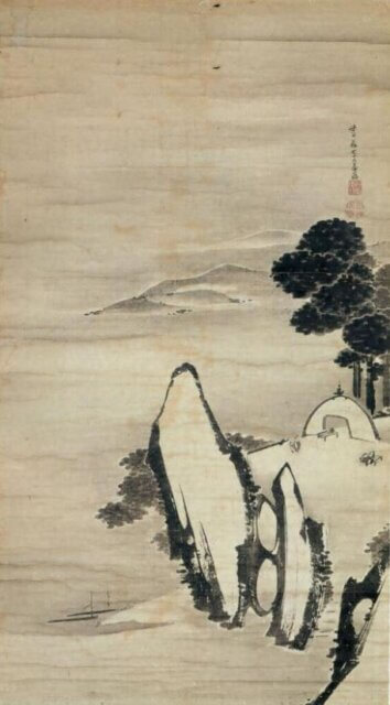 伊藤若冲「山水図」