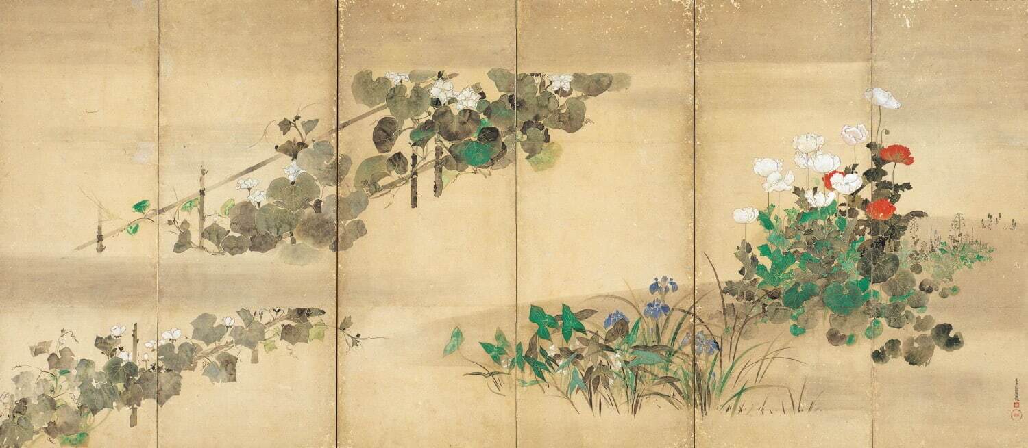 国宝・燕子花図屏風 (尾形光琳) 特別展 @ 根津美術館 予習情報 - 野村美術