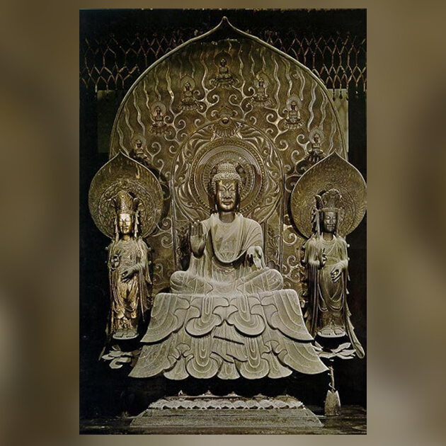 法隆寺釈迦三尊像の秘密 - 野村美術