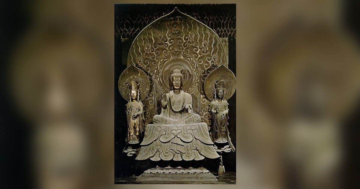 釈迦三尊像 寸法: 阿弥陀三尊像 , 重要文化財|釈迦如来像(釈迦三尊像のうち)|奈良国立博物館 – QEKFXX
